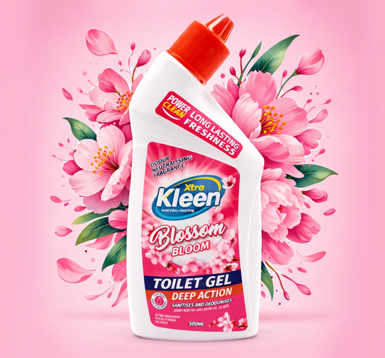 Xtra Kleen Deep Action Toilet Gel Blossom Bloom 500ml