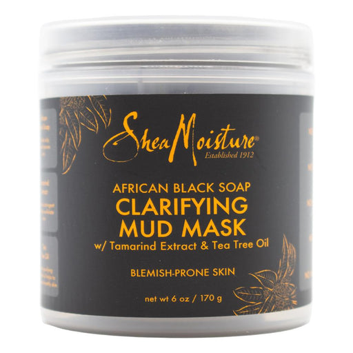 Shea Moisture 170g Clarifying Mud Mask African Black Soap