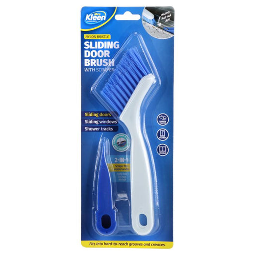Sliding Door Brush With Scraper - 2pc