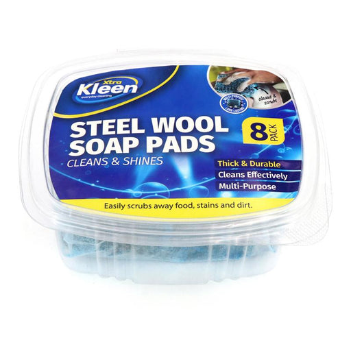 Stainless Steel Wool Soap Pad - 8pk