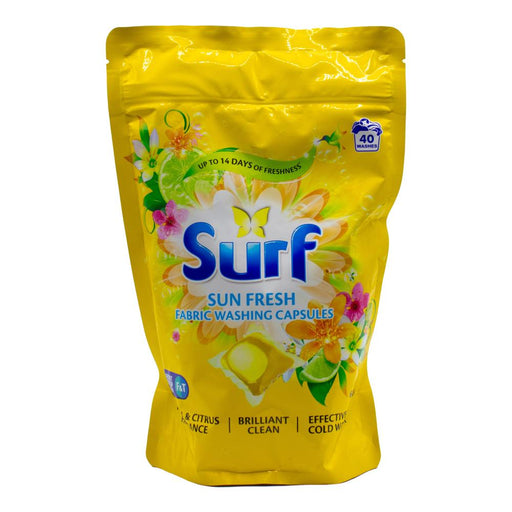 Surf Laundry Capsules Bulk 40 Pack - Sun Fresh