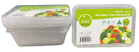 Takeaway Containers 4 Pack 1 Litre