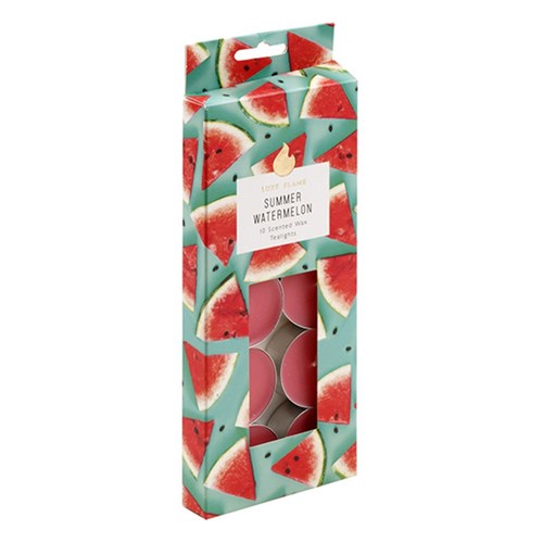 Tea Lights 10PK Summer Watermelon