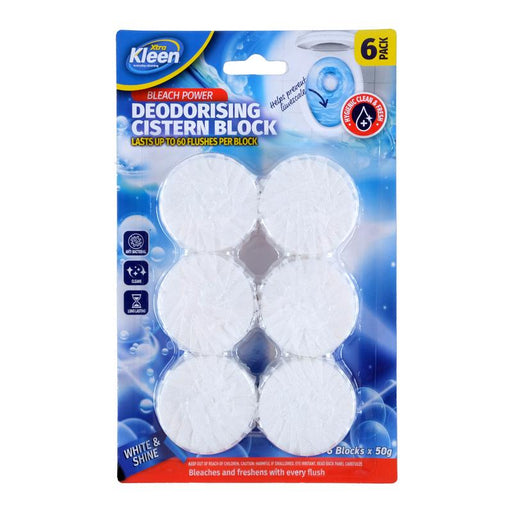 Toilet Deodorising Cistern Blocks - Bleach Power