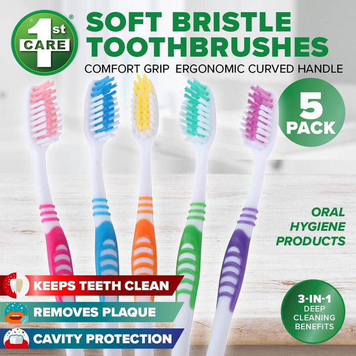 Toothbrush Family 5PK Soft Bristle