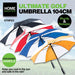 Umbrella Striped Golf 104cm