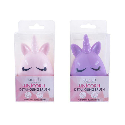 Unicorn Detangling Hair Brush - Assorted Colours