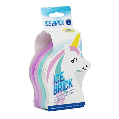 Unicorn Ice Bricks 4 Pack