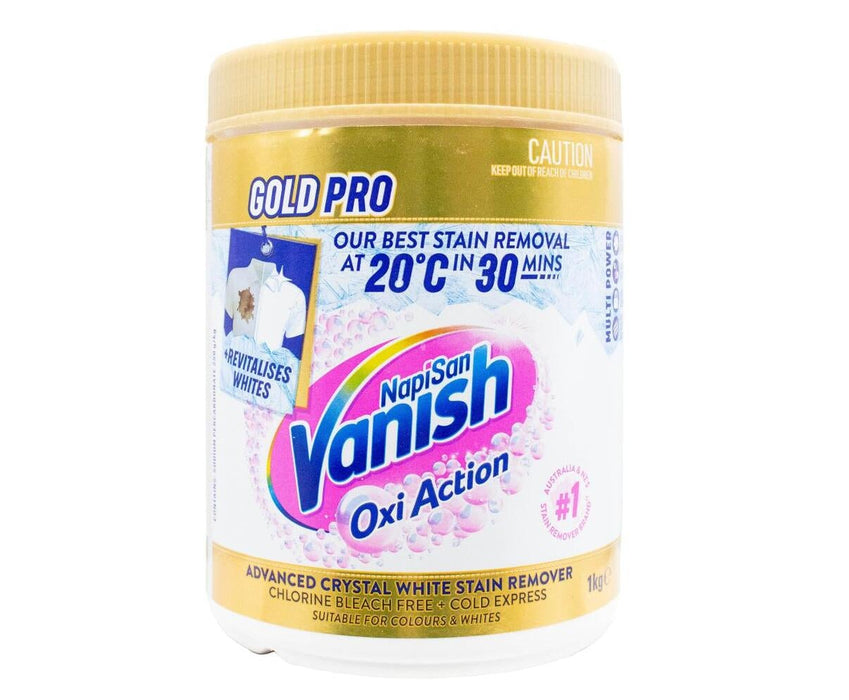 Vanish 1kg Stain Remover Napisan Oxi Action Gold Pro