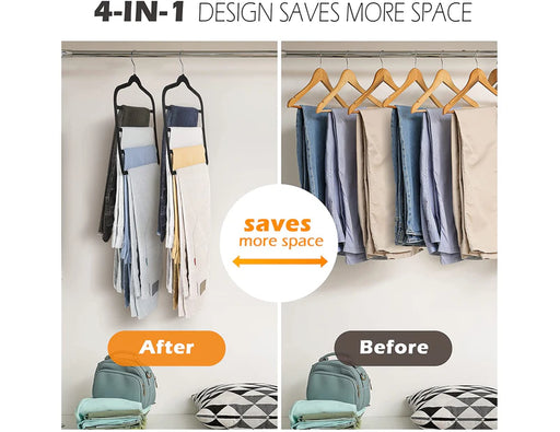 Velvet 4 Tier Hanger 2PK