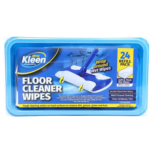 Wet Floor Cleaner Wipes 24PK