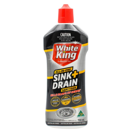 White King Sink & Drain Sanitiser 750ml