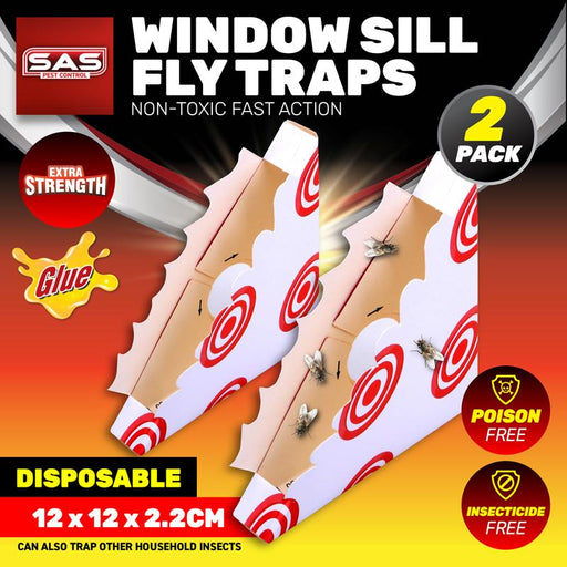 Window Sill Fly Traps 2PK