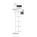 Wire Over The Door Hanger 5 Hooks - White