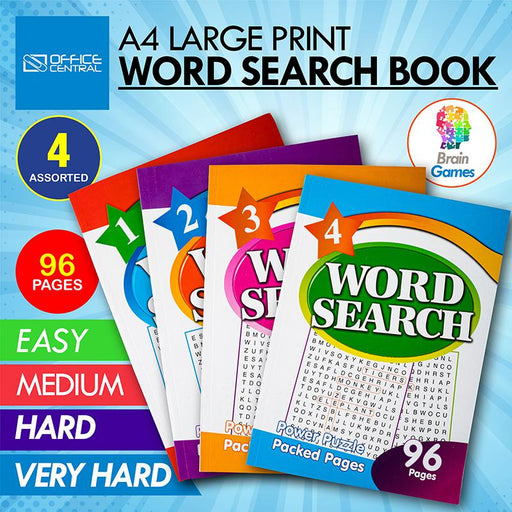 Word Search Book Large Print