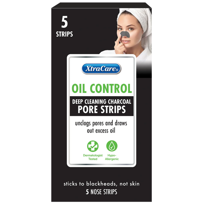 XtraCare Deep Cleaning Charcoal Oil Control Pore Strips 5PK
