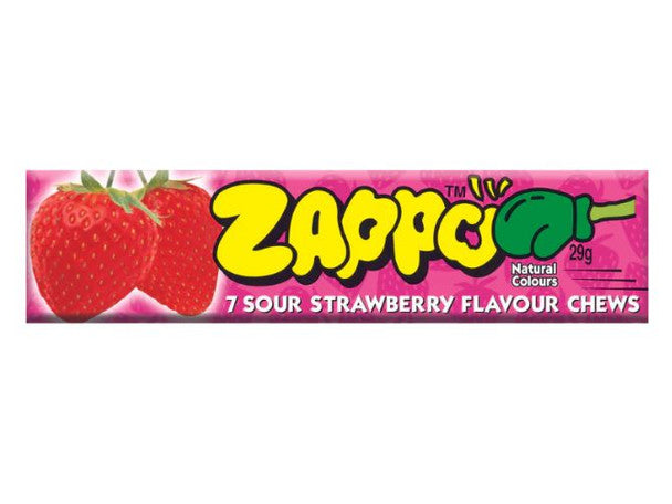 Zappo Single Sour Strawberry
