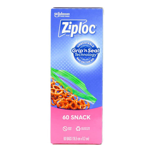 Ziploc Snack Bags 60PK