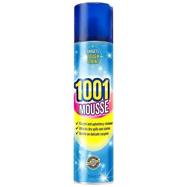 1001 Carpet Mousse 350ml - Targets Tough Stains