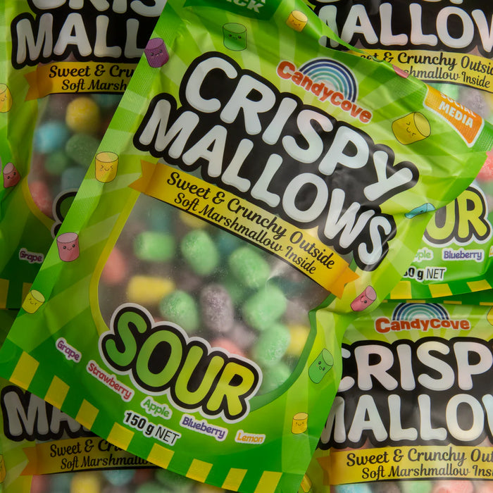 Candy Cove Crispy Mallows - Sour 150g