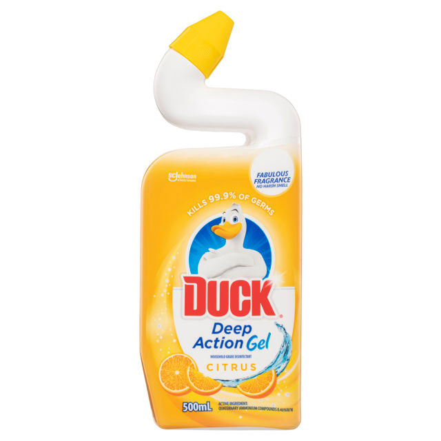 Duck Deep Action Gel Toilet Cleaner Citrus 500ml