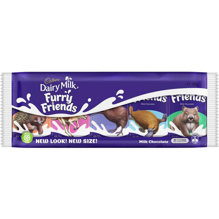 Cadbury Dairy Milk Furry Friends Chocolate 20g x 5 pack