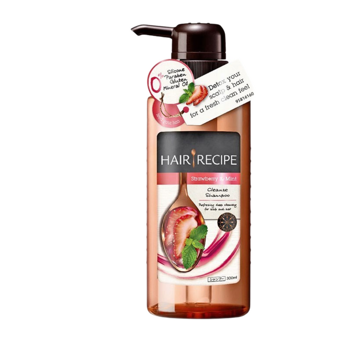 Hair Recipe Strawberry Mint Cleanse Shampoo 300ml