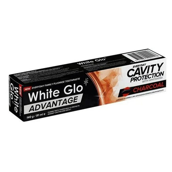 White Glo Toothpaste Charcoal Advantage 140g