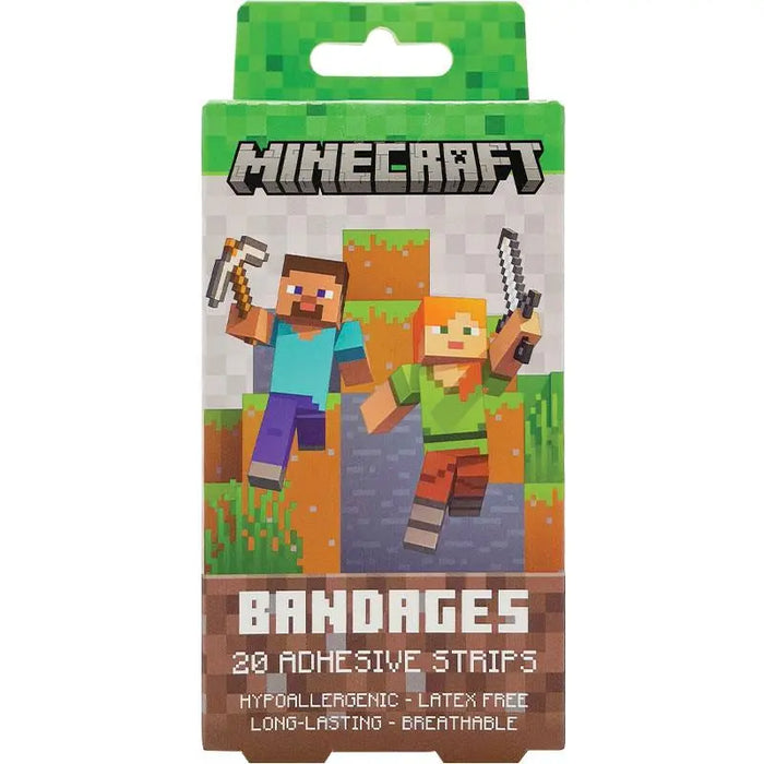 Minecraft Bandaids 20PK