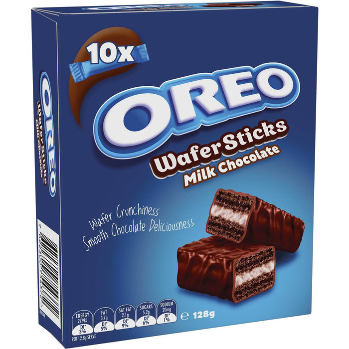 Oreo Milk Chocolate Wafer Stick Cookies 10 pack