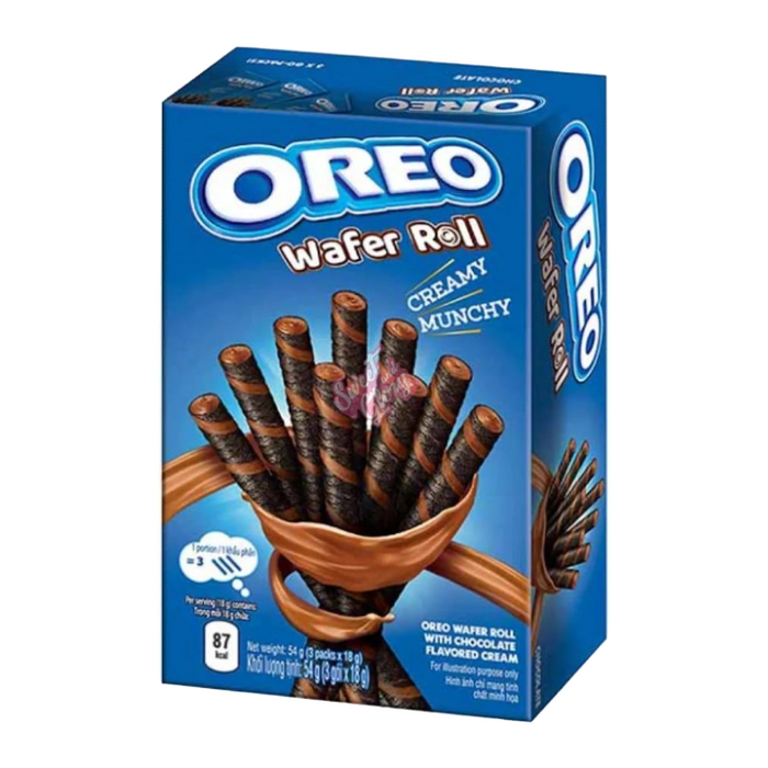 Oreo Wafer Rolls Chocolate 54g