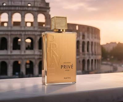 Riiffs Prive Exclusive Gold Eau De Parfum Cologne for Men 80ml