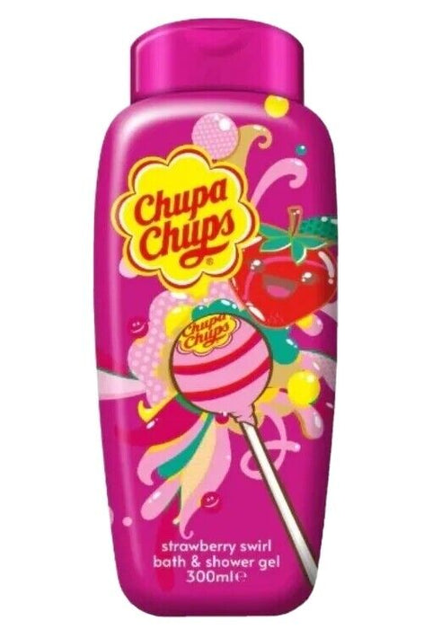 Chupa Chups Strawberry Swirl Bath & Shower Gel 300ml
