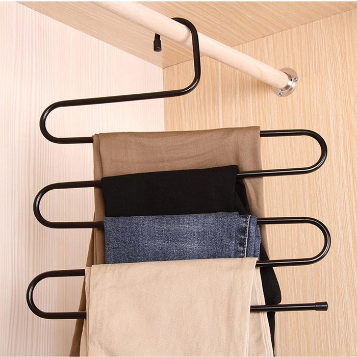 Space Saving Coat Hanger 5 Tier