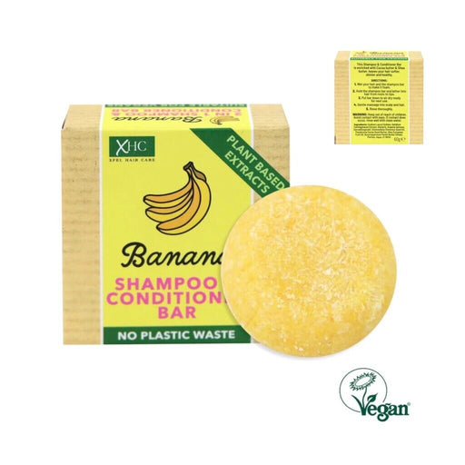 XHC Vegan Shampoo & Conditioner Bar - Banana