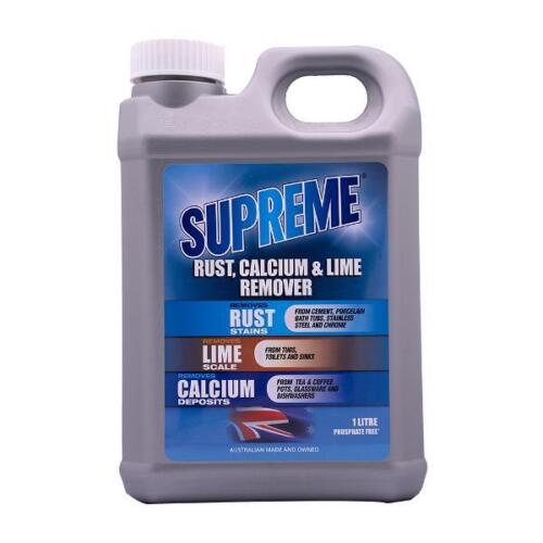 Supreme Rust, Calcium & Lime Remover 1 Litre