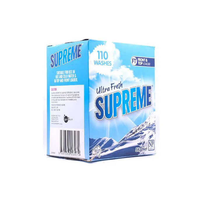Supreme Laundry Powder Ultra Fresh 5kg 110 Washes