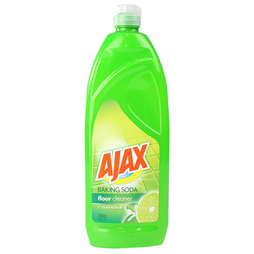 Ajax Floor Cleaner Lime With Baking Soda 750ml 