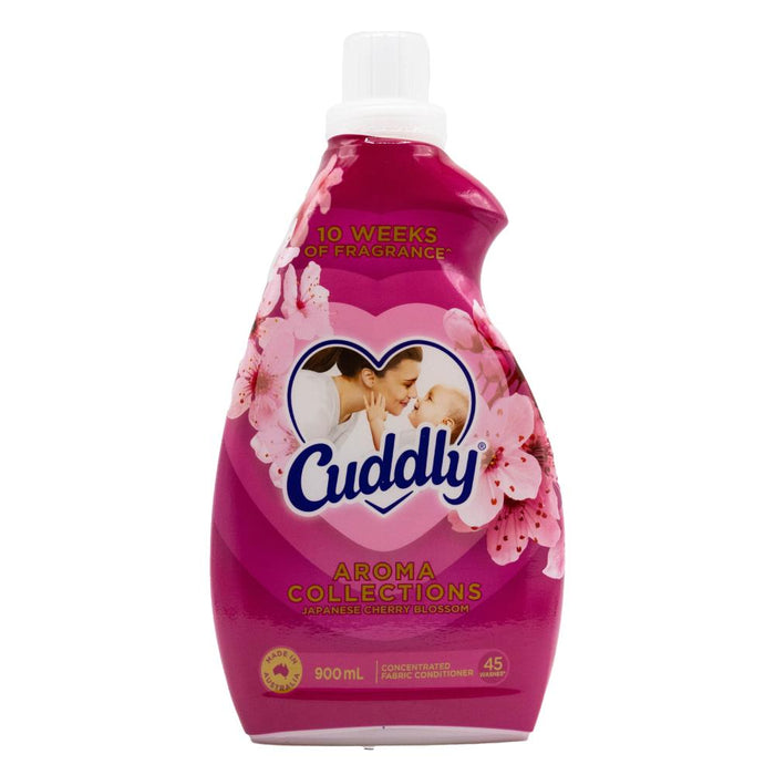 Cuddly Aroma Collections 900ml Fabric Softener Japanese Cherry Blossom