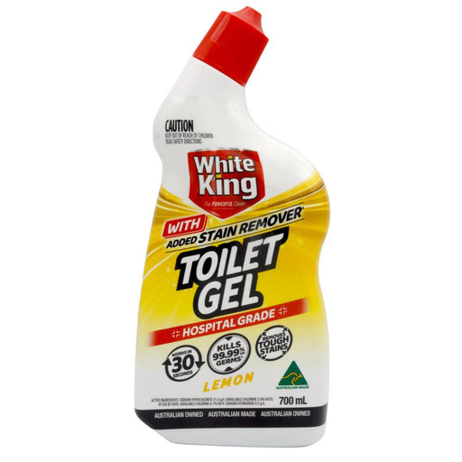 White King Toilet Gel Hospital Grade 700ml Lemon