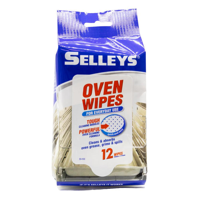 Selleys Oven Cleaner Wipes 12 pack