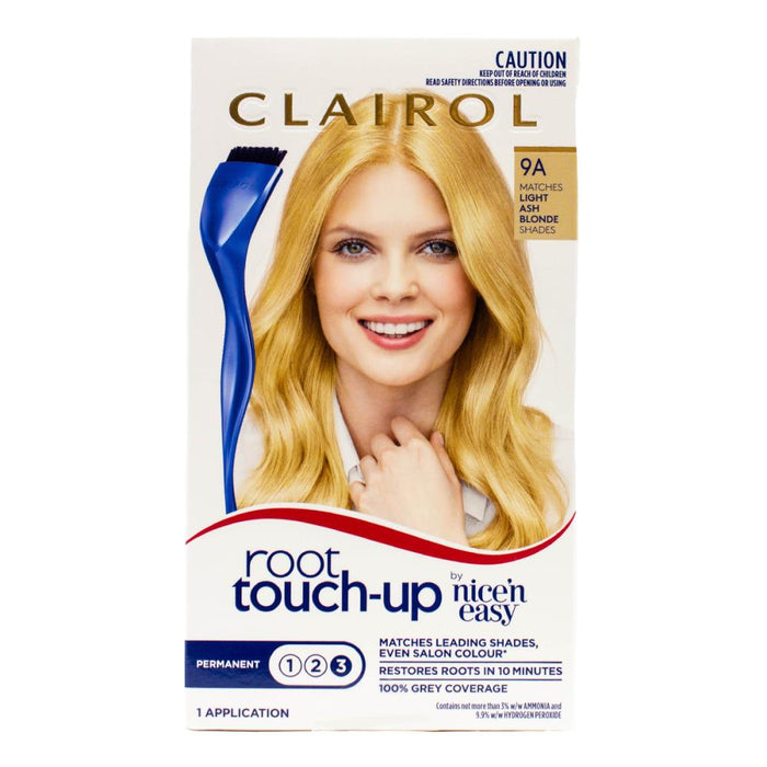 Clairol Root Touch-Up Permanent Creme Hair Colour 9A Light Ash Blonde