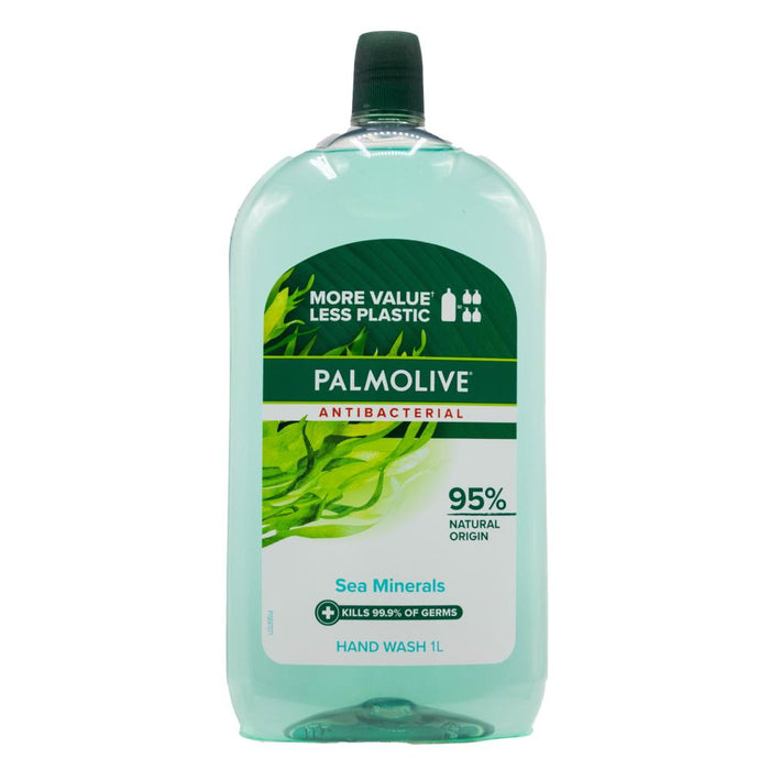 Palmolive 1 Litre Hand Wash Refill Antibacterial Sea Minerals