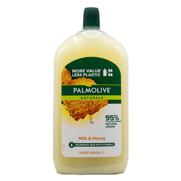 Palmolive 1 Litre Hand Wash Refill Naturals Nourishes Skin With Vitamin E Milk And Honey
