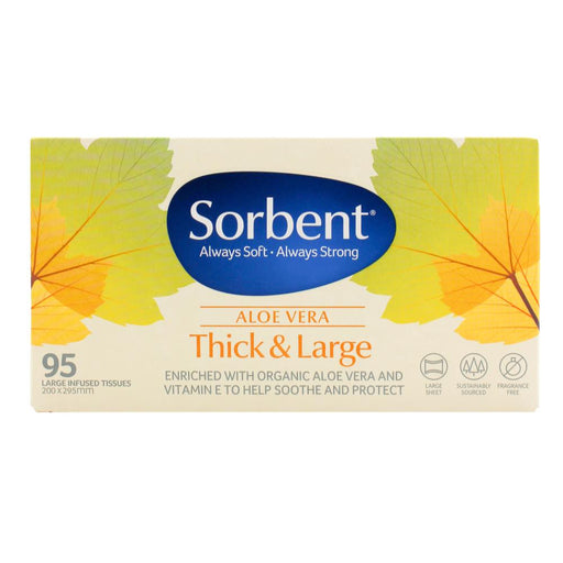 Sorbent Facial Tissues Thick & Large