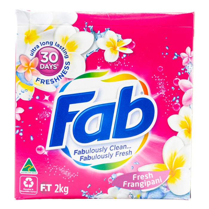Fab 2kg Laundry Washing Powder Frangipani