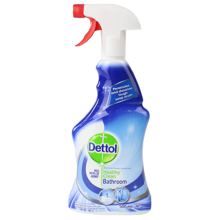 Dettol Healthy Clean Antibacterial Bathroom Cleaner Trigger Spray 500ml