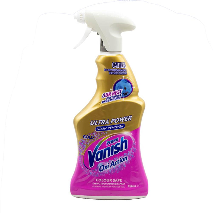 Vanish 450ml Fabric Stain Remover Preen Oxi Action Gold