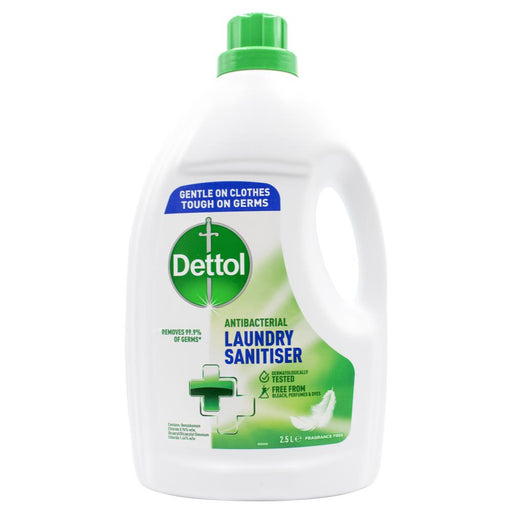 Dettol 2.5 Litre Bulk Antibacterial Laundry Sanitiser - Fragrance Free