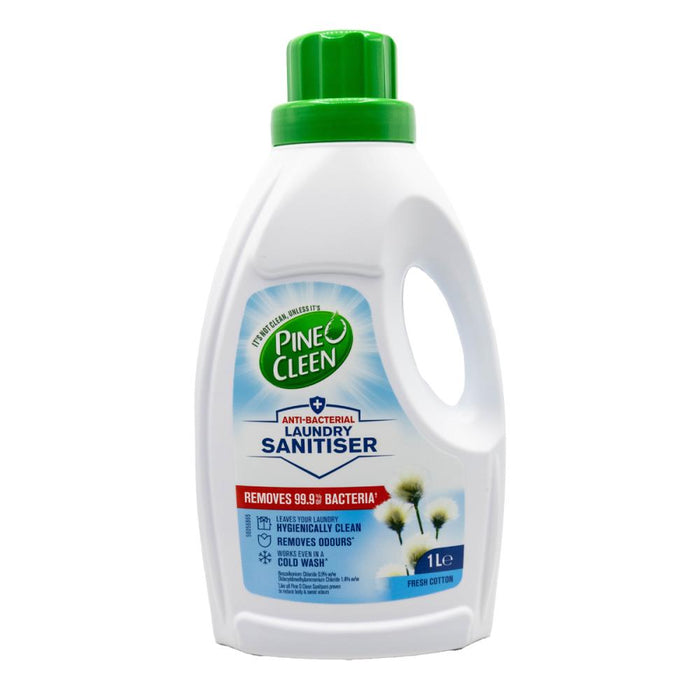 Pine O Clean 1 Litre Laundry Sanitiser Anti Bacterial Fresh Cotton